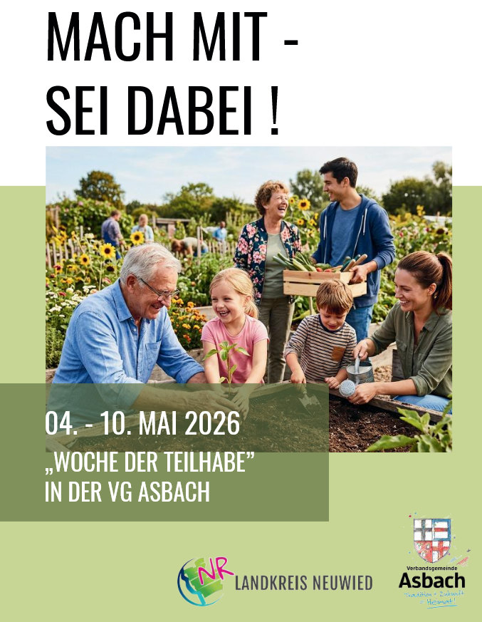 Woche der Teilhabe in der VG Asbach vom 04. bis 10. Mai 2026